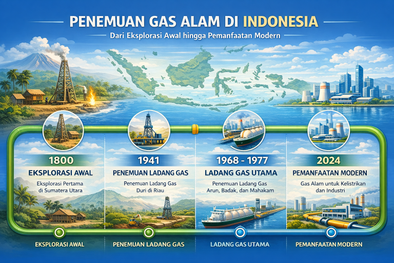 Penemuan Gas Alam di Indonesia dan Perannya dalam Pembangunan Nasional